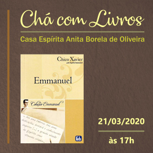 Chá com Livros - Casa Espírita Anita Borela de Oliveira - março/2020 17