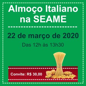 Almoço Italiano na SEAME - Sociedade Espírita Amor e Esperança - março/2020 13