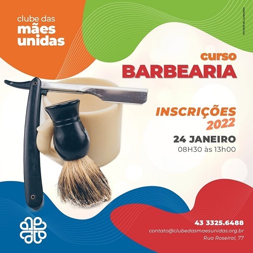Inscrições Curso de Barbearia - Clube das Mães Unidas - 24 de janeiro de 2022 1