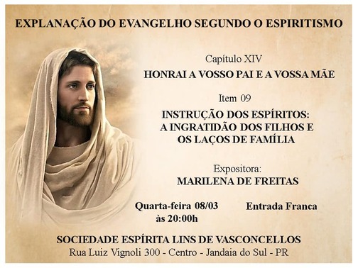 Honrai a vosso pai e a vossa mãe - Cap. XIV de "O Evangelho Segundo o Espiritismo" - item 09 3