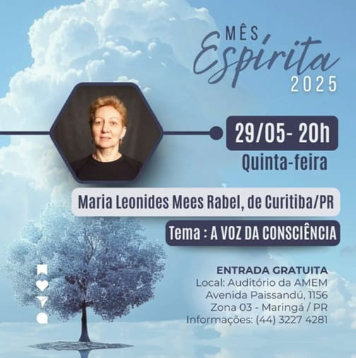 Mês Espírita da AMEM - Associação Espírita de Maringá 1