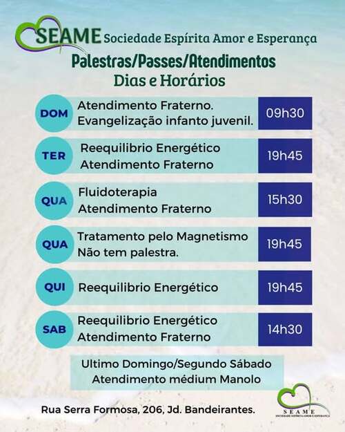 SEAME - Sociedade Espírita Amor e Esperança 2