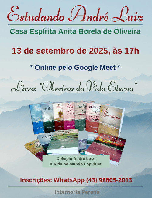 Estudando André Luiz - setembro/2025 - online 1