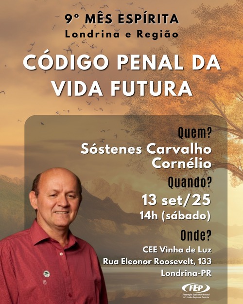 9º Mês Espírita da 16ª URE em Londrina e Região 1