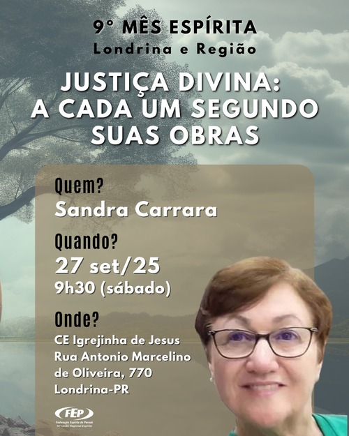 9º Mês Espírita da 16ª URE em Londrina e Região 1