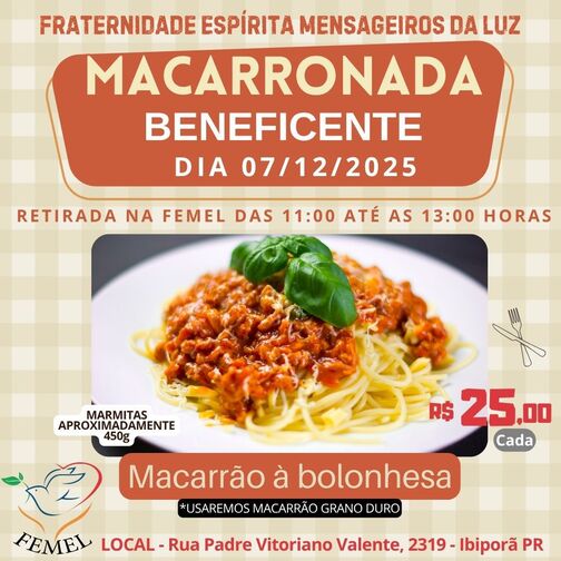 Entrega da Macarronada Beneficente 1