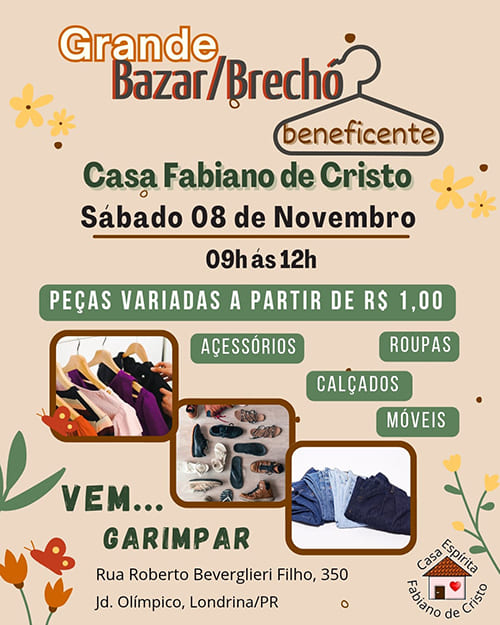 Grande Bazar/Brechó Beneficente 1