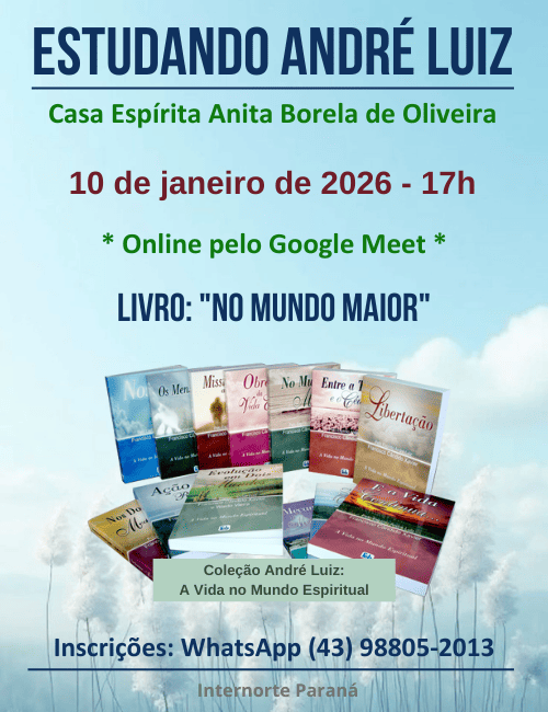 Estudando André Luiz - janeiro/2026 - online 1