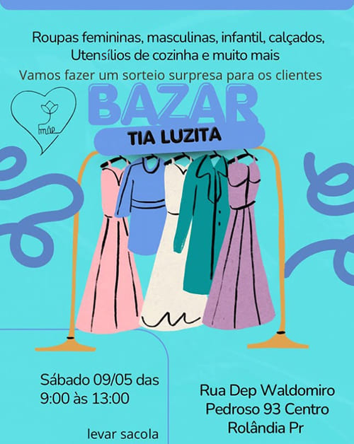 Bazar beneficente Tia Luzita 1