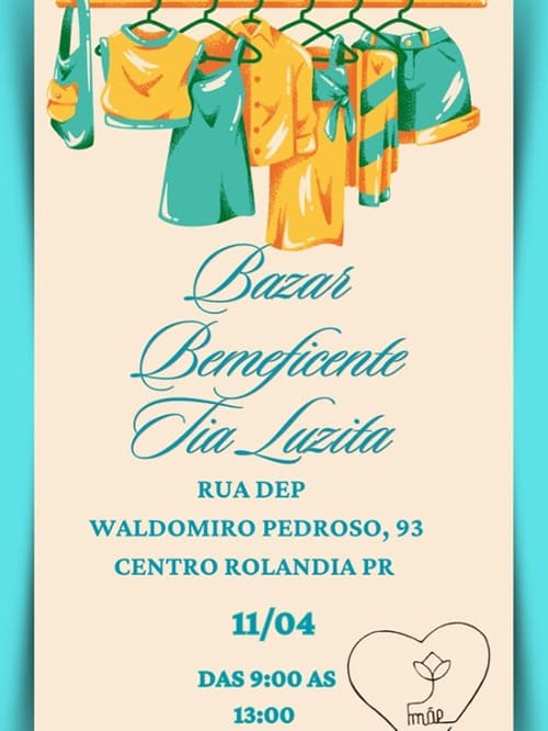 Bazar beneficente Tia Luzita 1