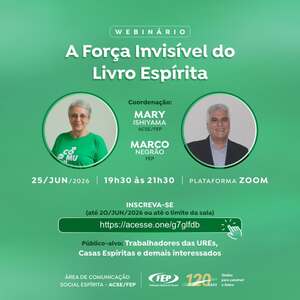 Confira os Eventos das Instituições Espíritas 1